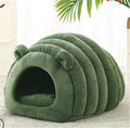 The Hideaway Cat Cave in forest green
